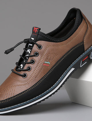 Men's Casual Shoe | Lace-Up Leather Round Toe