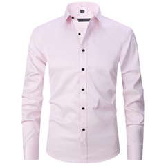 Men's Worker Shirt | Spread Collar Long Sleeve Button Closure