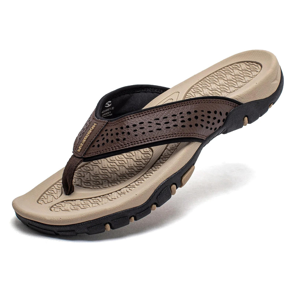 Men's Thong | Leather Arch Support Cushioned Sole