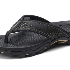 Men's Thong | Leather Arch Support Cushioned Sole