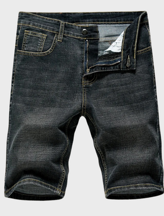 Men's Denim Shorts | Zip Closure Regular Fit Five Pocket