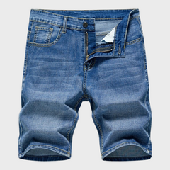 Men's Denim Shorts | Zip Closure Regular Fit Five Pocket