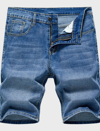 Men's Denim Shorts | Zip Closure Regular Fit Five Pocket