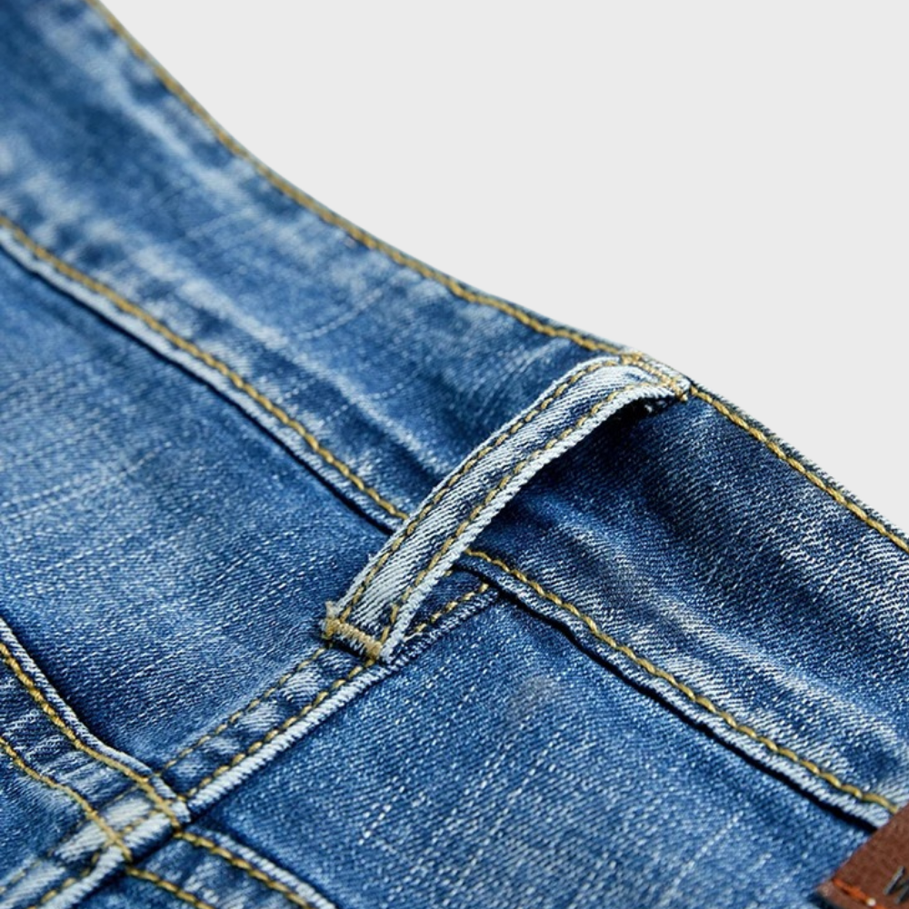 Men's Denim Shorts | Zip Closure Regular Fit Five Pocket