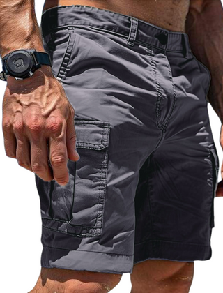Men's Cargo Shorts | Regular Fit Utility Pockets Cotton Blend