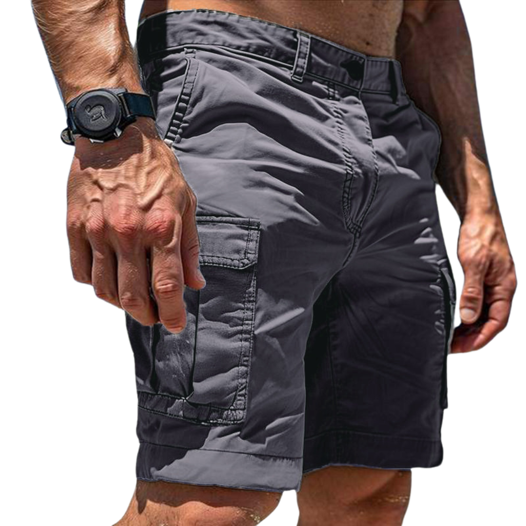 Men's Cargo Shorts | Regular Fit Utility Pockets Cotton Blend