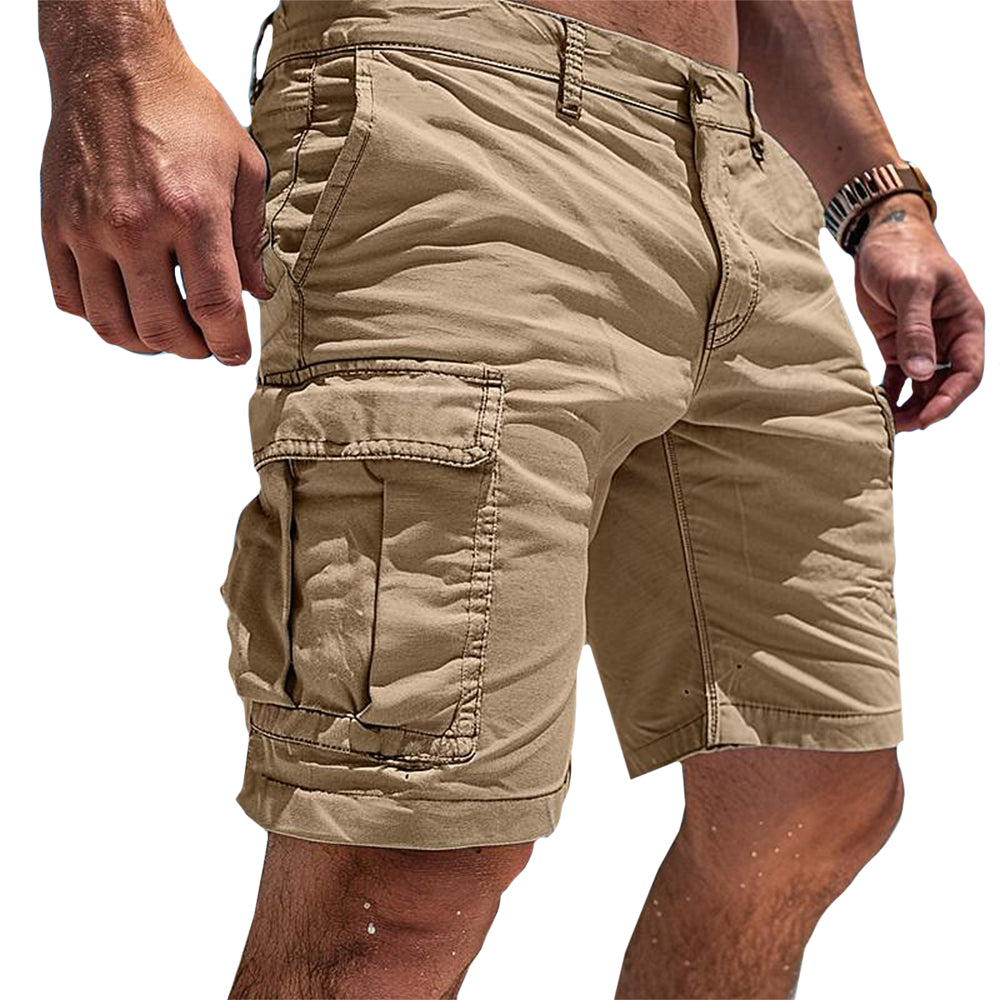 Men's Cargo Shorts | Regular Fit Utility Pockets Cotton Blend