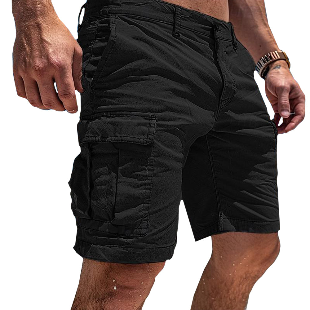 Men's Cargo Shorts | Regular Fit Utility Pockets Cotton Blend