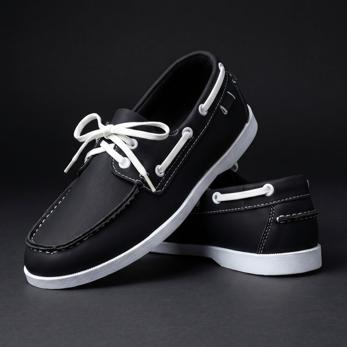 Men's Boat Shoe | Lace-Up Casual Leather Moccasin