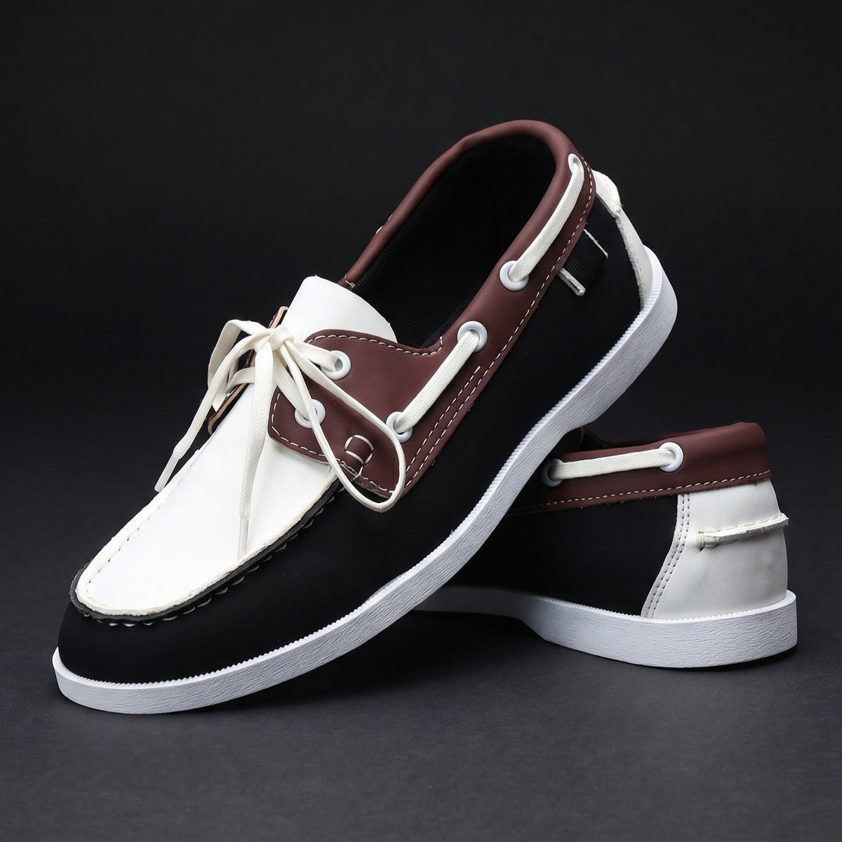 Men's Boat Shoe | Lace-Up Casual Leather Moccasin