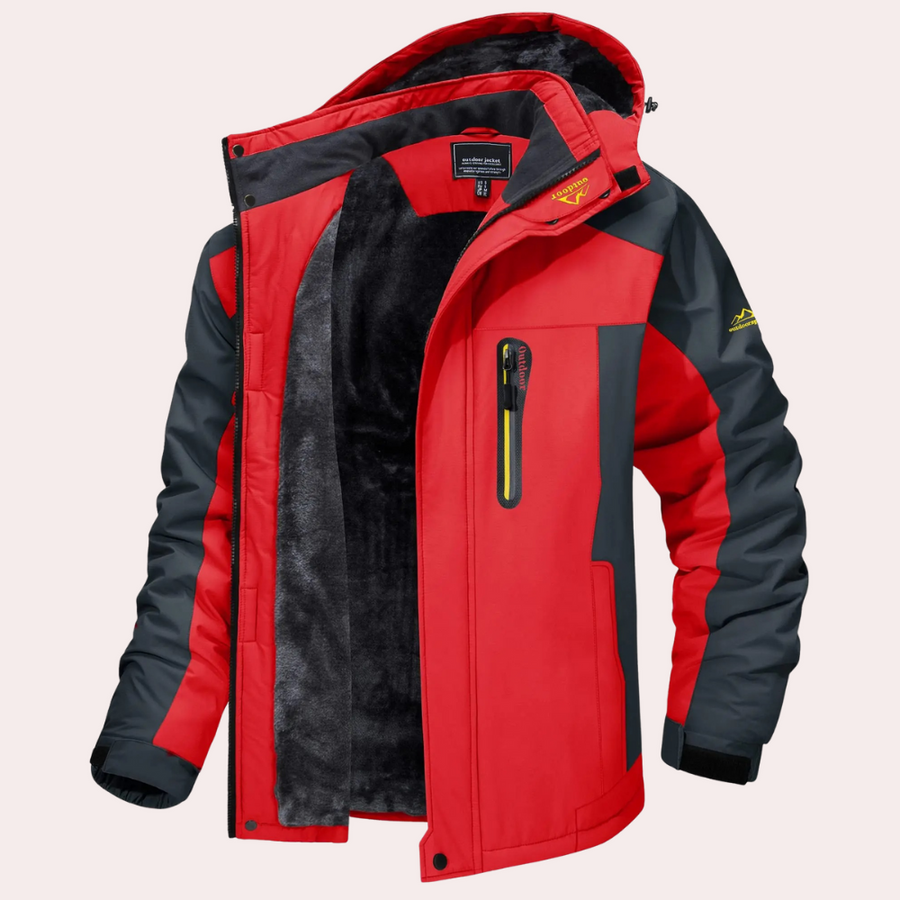Men's Rain Jacket | Hooded Windproof Water-Repellent