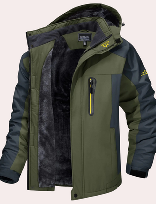 Men's Rain Jacket | Hooded Windproof Water-Repellent