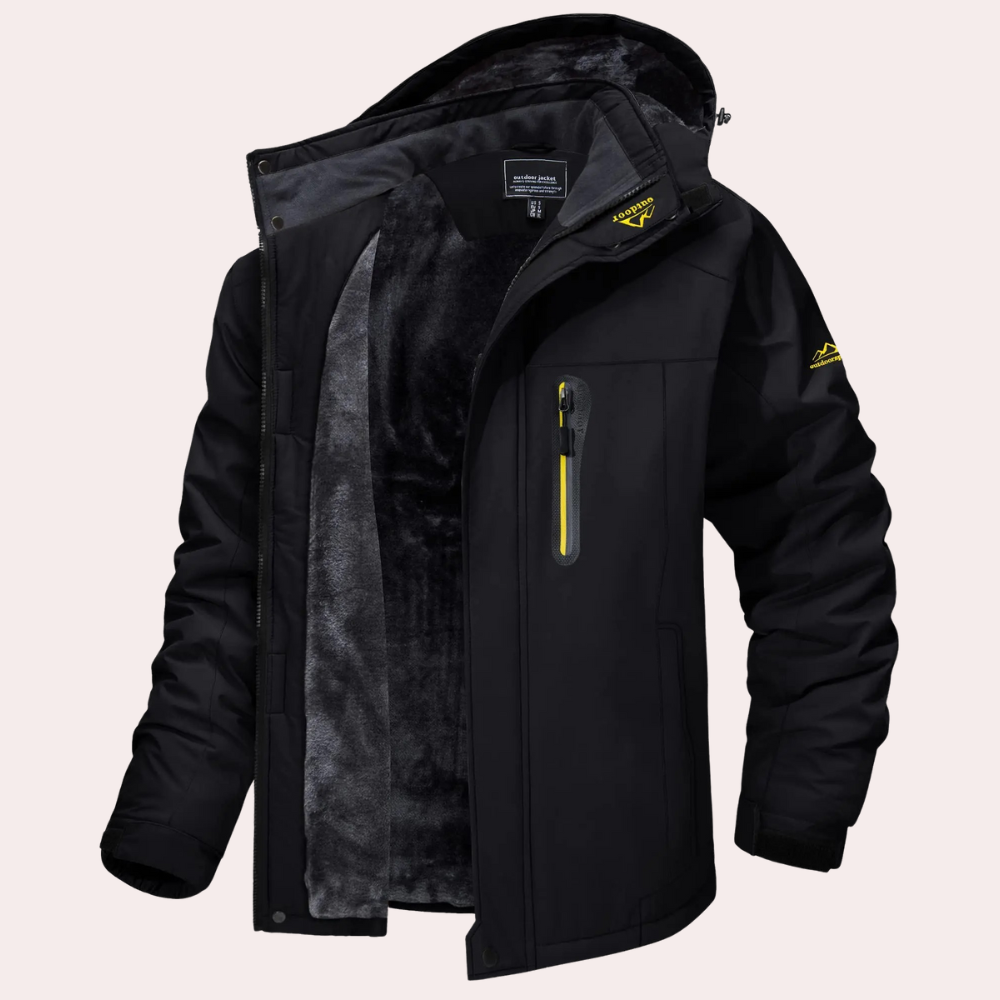 Men's Rain Jacket | Hooded Windproof Water-Repellent