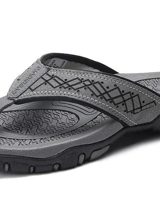 Men's Thong | Leather Arch Support Cushioned Sole