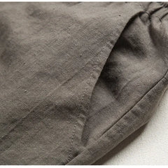 Men's High Waisted Pants | Relaxed Fit Linen Lightweight