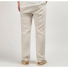 Men's High Waisted Pants | Relaxed Fit Linen Lightweight