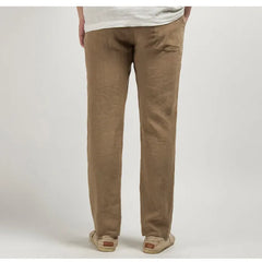 Men's High Waisted Pants | Relaxed Fit Linen Lightweight