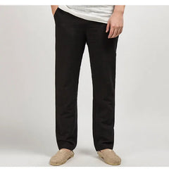 Men's High Waisted Pants | Relaxed Fit Linen Lightweight