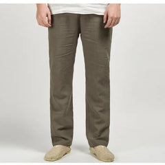 Men's High Waisted Pants | Relaxed Fit Linen Lightweight