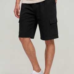 Men's 's Cargo Shorts | Drawstring Waist Cargo Pockets Linen Relaxed