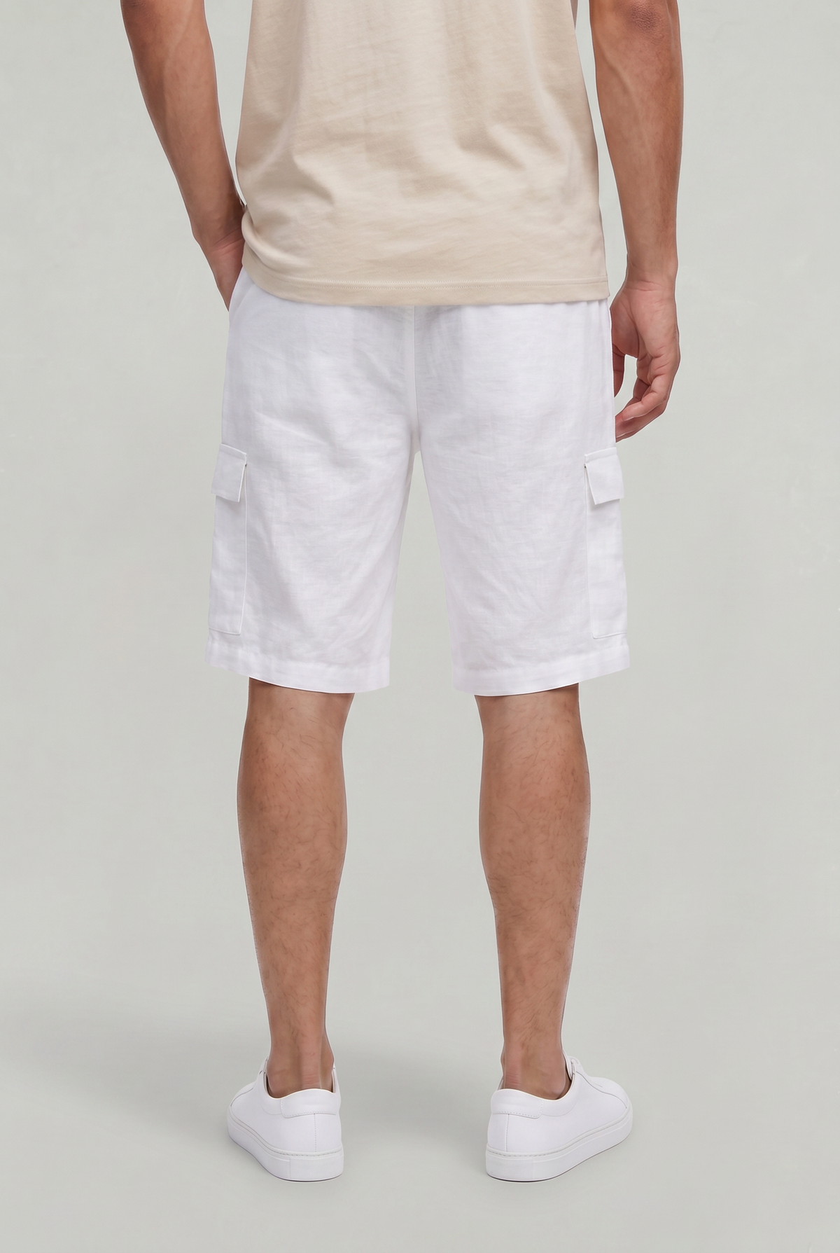 Men's 's Cargo Shorts | Drawstring Waist Cargo Pockets Linen Relaxed