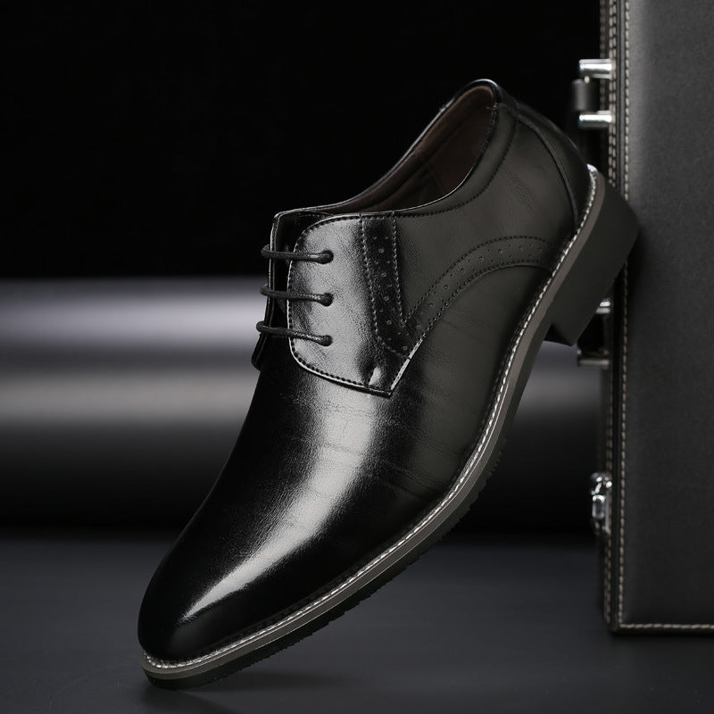 Black Shoes For Men | Oxford Lace-Up Leather Formal