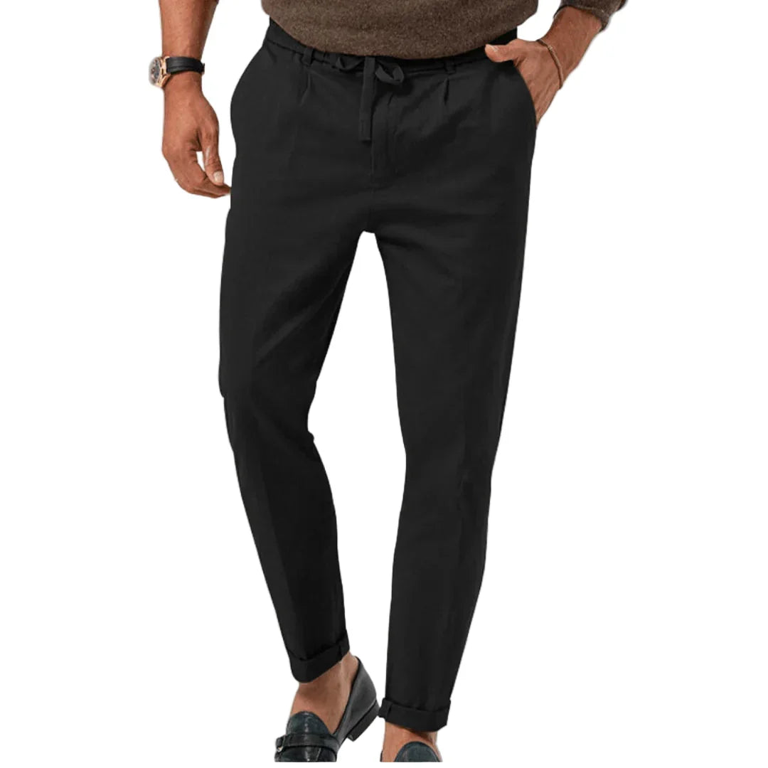 Men's Chino | Tapered Drawstring Pleated Front