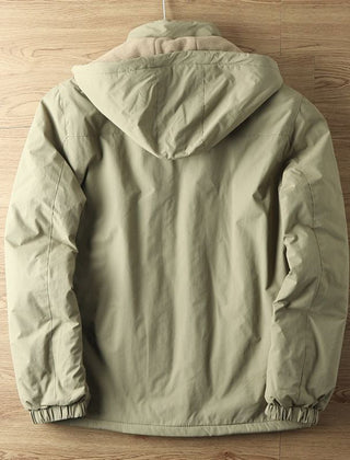 Men's Rain Jacket | Hooded Windproof Full Zip