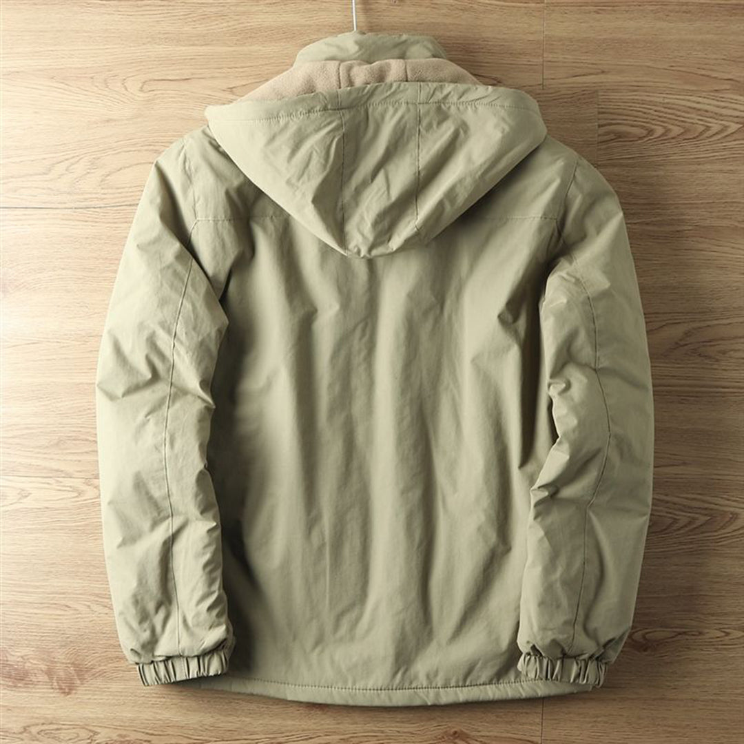 Men's Rain Jacket | Hooded Windproof Full Zip
