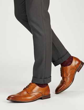 Men's Shoes Dress | Leather Cap Toe Lace Up Oxford