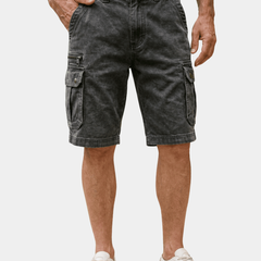 Men's Denim Shorts | Cargo Pockets Straight Relaxed Denim