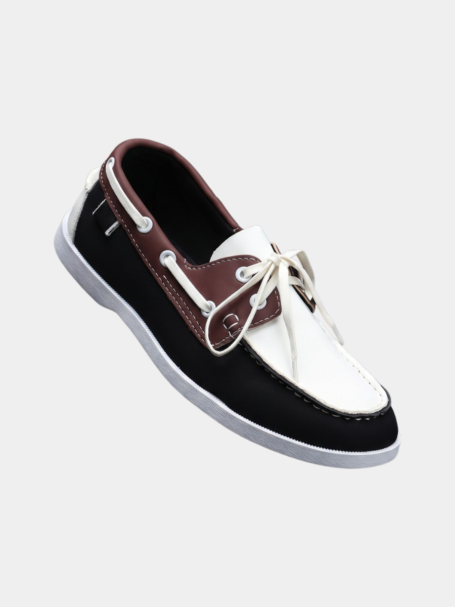 Men's Boat Shoe | Lace-Up Casual Leather Moccasin