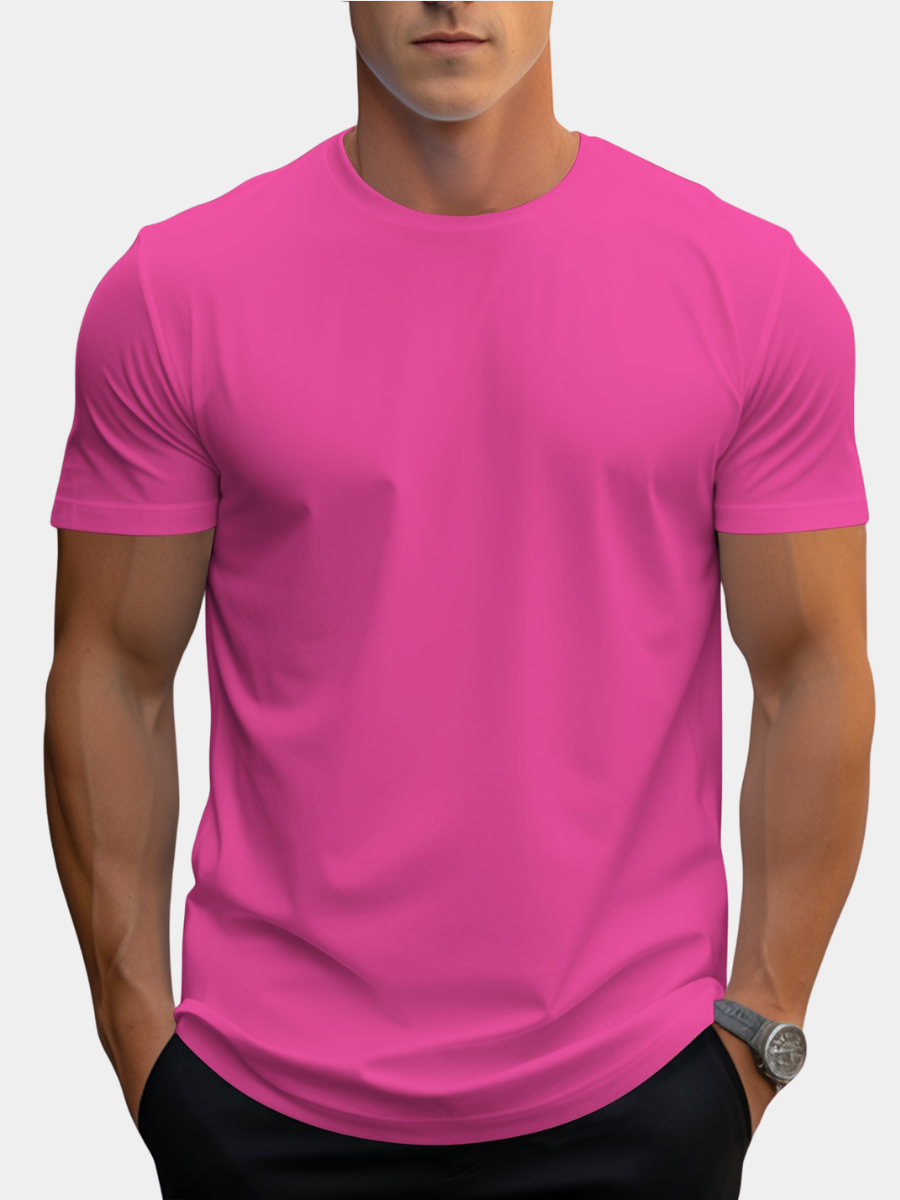 Men's T Shirt | Crew Neck Short Sleeve Knit