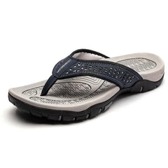 Men's Thong | Leather Arch Support Cushioned Sole