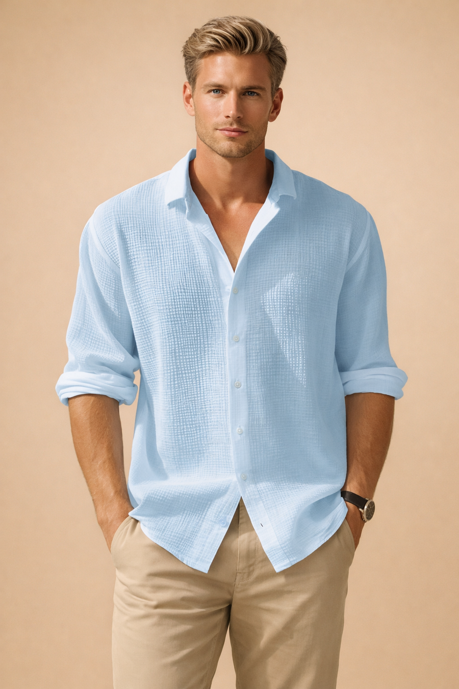 Lunavio | Men's Long Sleeve Shirt 0