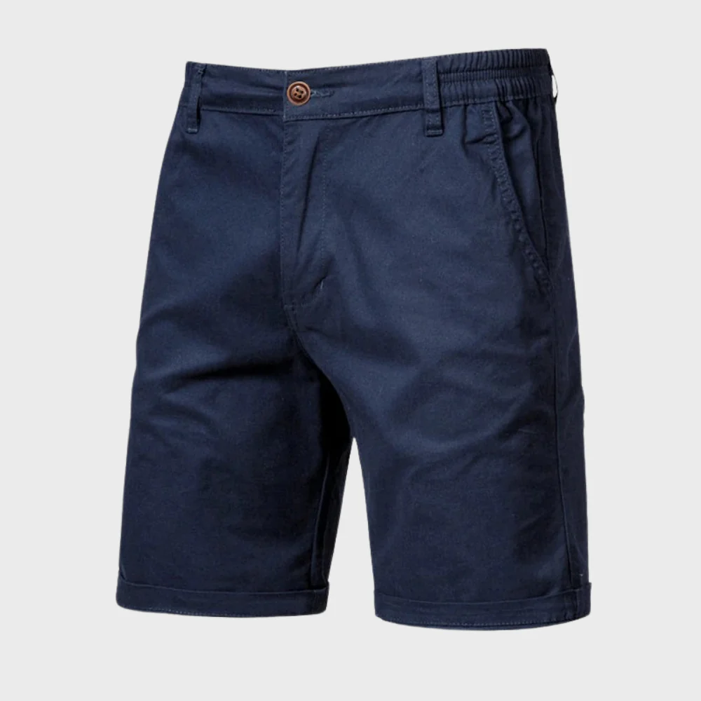 Men's Chino Shorts | Elastic Waist Relaxed Fit Cotton