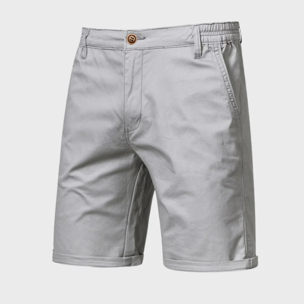 Men's Chino Shorts | Elastic Waist Relaxed Fit Cotton