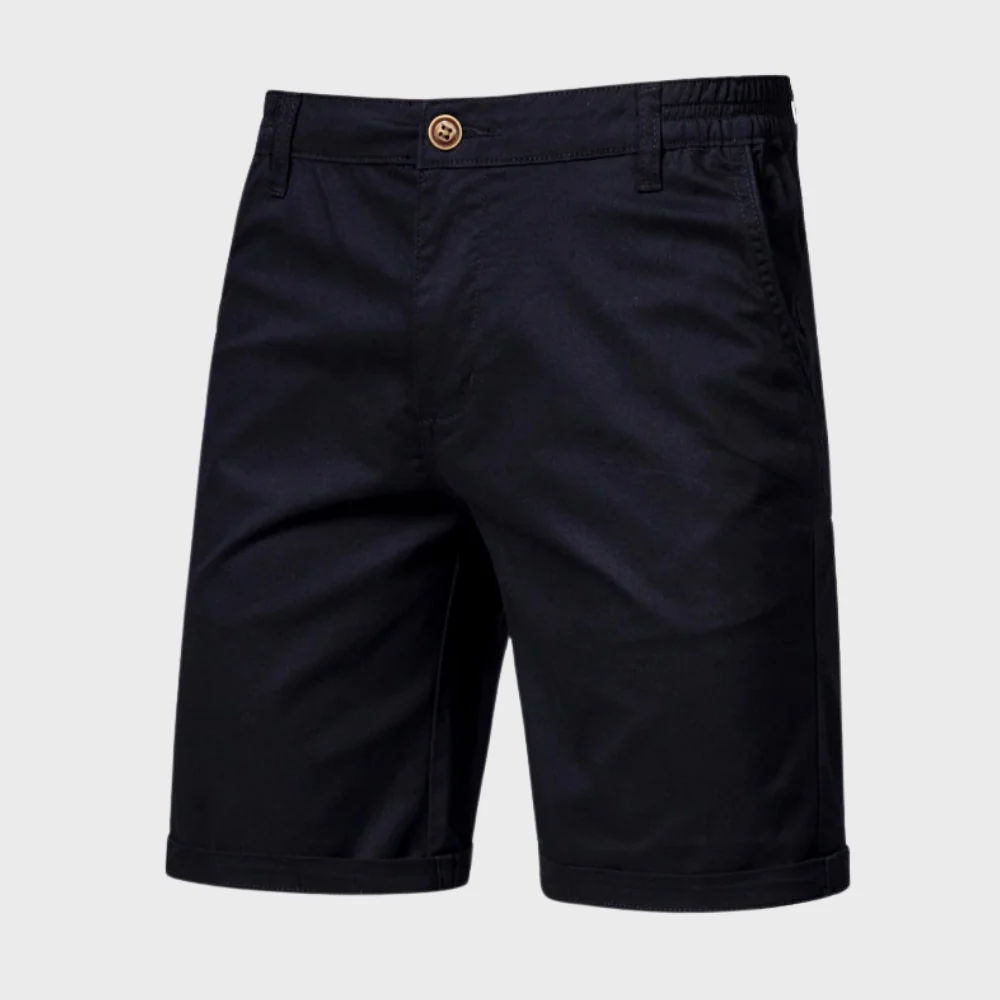 Men's Chino Shorts | Elastic Waist Relaxed Fit Cotton