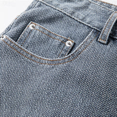 Men's Denim Shorts | Relaxed Fit Rolled Hem Five-Pocket
