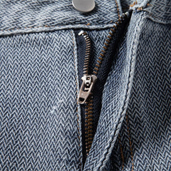 Men's Denim Shorts | Relaxed Fit Rolled Hem Five-Pocket
