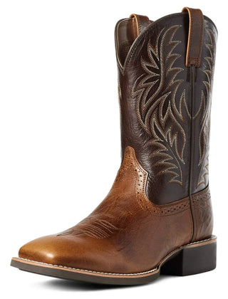 Black Shoes For Men | Pointed Toe Western Embroidered Leather