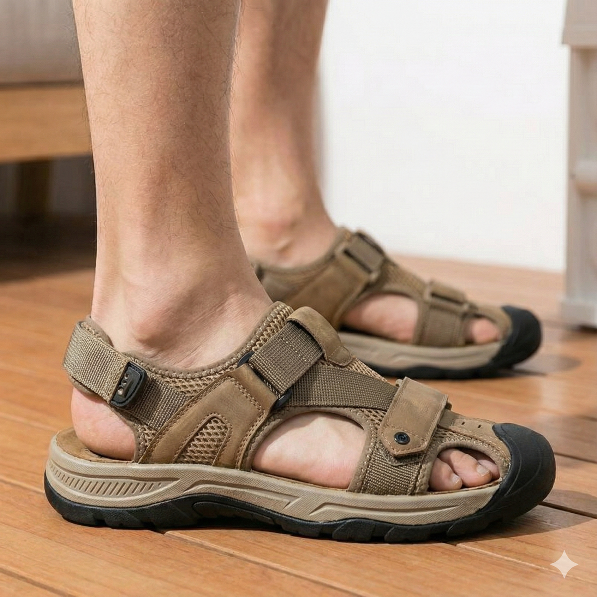 Men's Slide | Adjustable Straps Open Toe