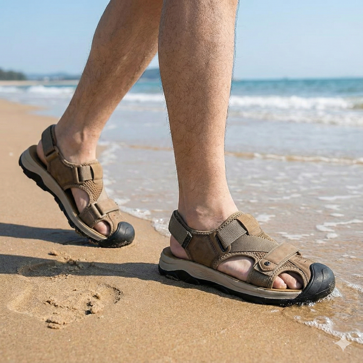 Men's Slide | Adjustable Straps Open Toe