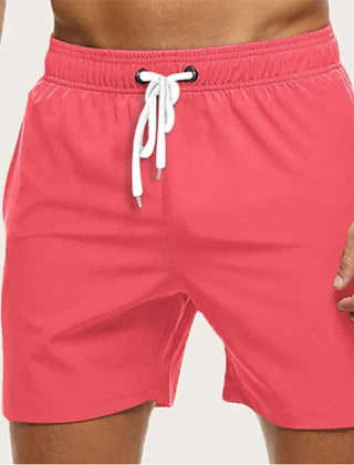 Men's Beach Shorts | Elastic Waist Drawstring Quick Dry