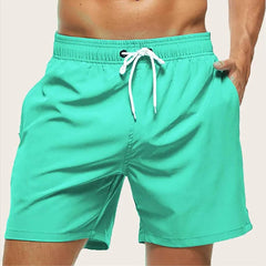 Men's Beach Shorts | Elastic Waist Drawstring Quick Dry