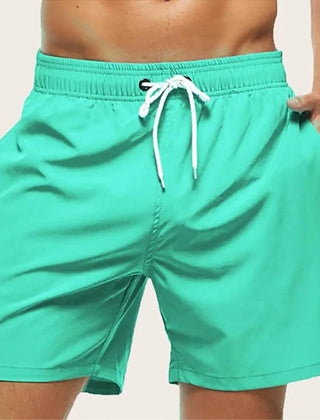 Men's Beach Shorts | Elastic Waist Drawstring Quick Dry