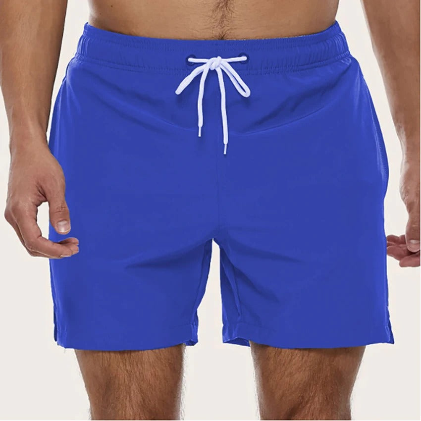 Men's Beach Shorts | Elastic Waist Drawstring Quick Dry