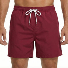Men's Beach Shorts | Elastic Waist Drawstring Quick Dry