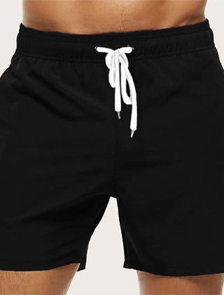 Men's Beach Shorts | Elastic Waist Drawstring Quick Dry