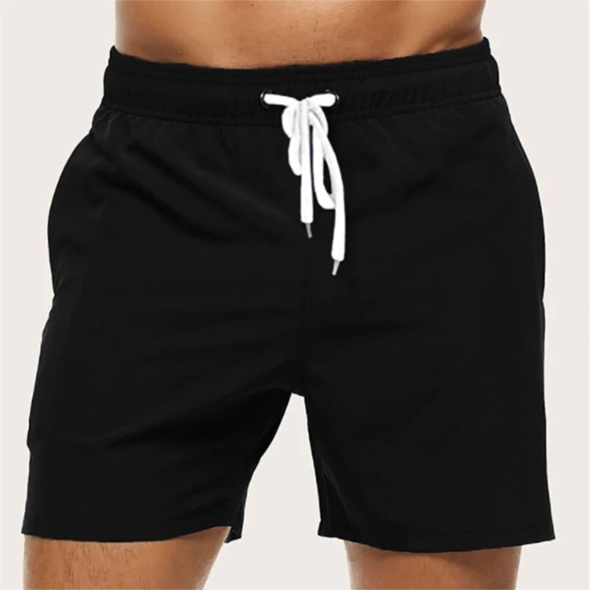 Men's Beach Shorts | Elastic Waist Drawstring Quick Dry
